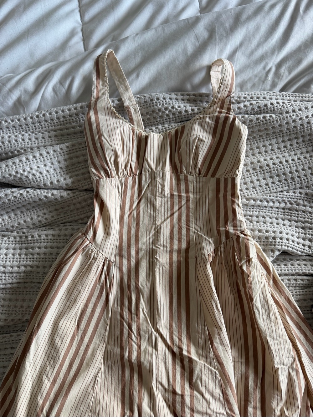Abercrombie XS Petite Cotton Midi Dress - Picture 4 of 5